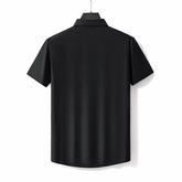 Stitchless Stretch Poplin SS Shirt BLACK